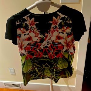 Ted Baker floral T-shirt size 3